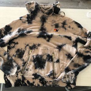 Women’s Aviator Nation Ninja Hoodie - Tye Dye, size Medium